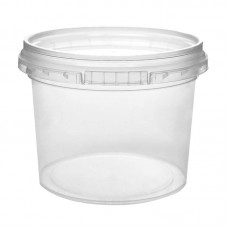 120 ML CLEAR TAMPER EVIDENT TUB and LID